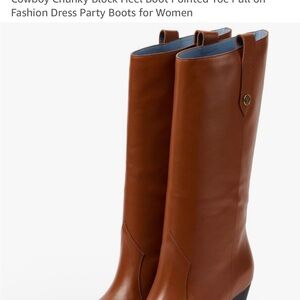Brown Leather Women's Boots